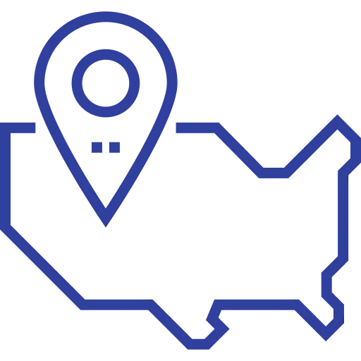 North America Map Simple2Call